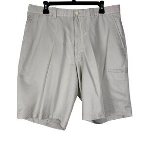 PGA Tour Men's Light‎ Beige Golf Shorts Size 36 Zip Fly Pockets